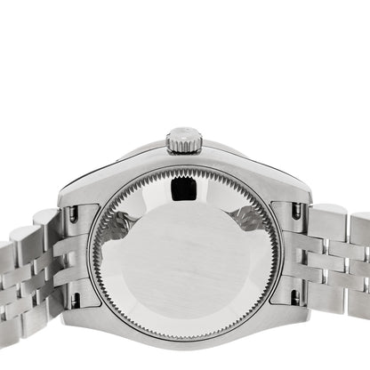 Rolex Stainless Steel 18K White Gold Diamond Mother of Pearl 31mm Oyster Perpetual Datejust Watch 178384 4 of 5
