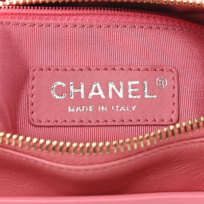 Chanel Aged Calfskin Quilted Small Gabrielle Hobo Rose 6 of 9