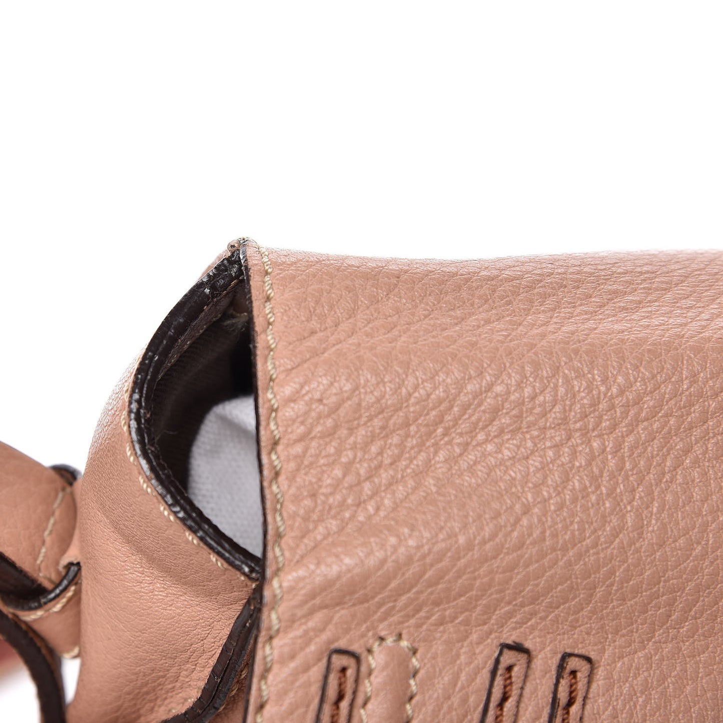 Calfskin Mini Marcie Round Crossbody Bag Nude