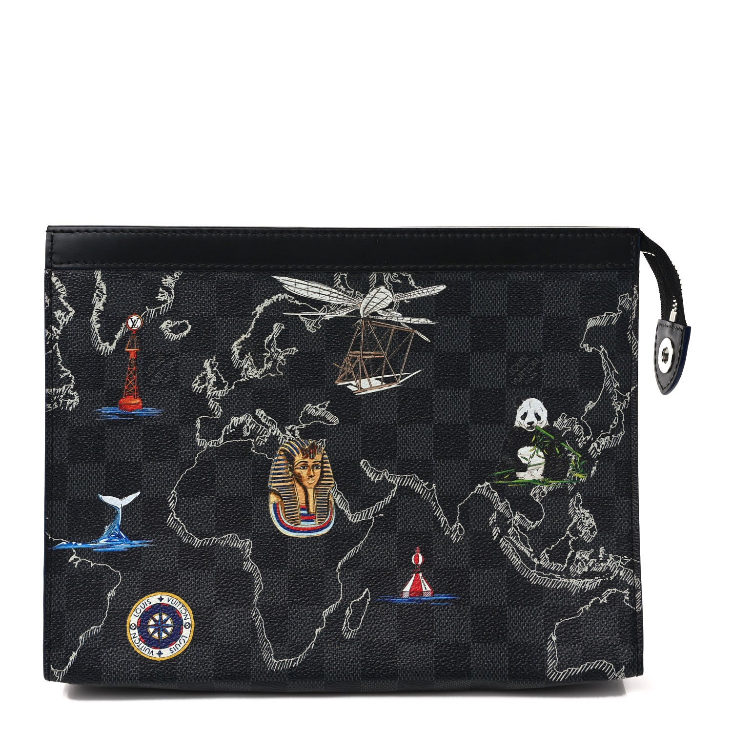 Louis Vuitton Damier Graphite Renaissance Pochette Voyage MM 1 of 7
