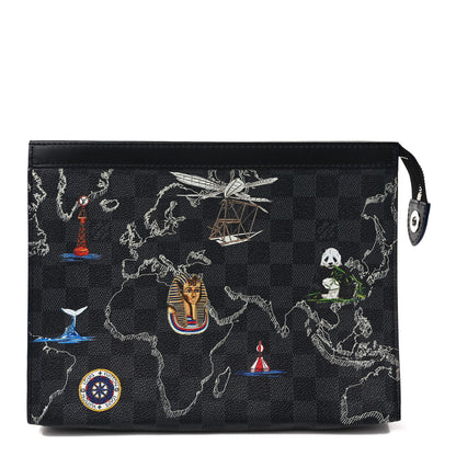 Louis Vuitton Damier Graphite Renaissance Pochette Voyage MM 1 of 7