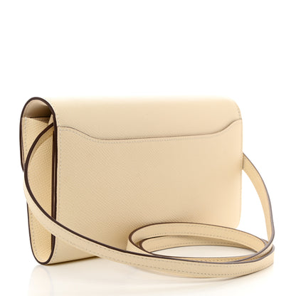 Hermes Epsom Alligator Lizard Constance Wallet To Go Nata 2 of 11