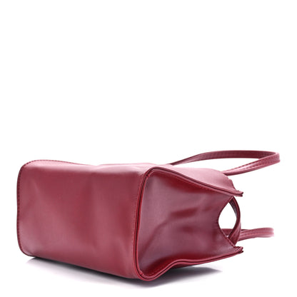 Telfar Vegan Leather Small Shopping Bag Oxblood 9 of 11