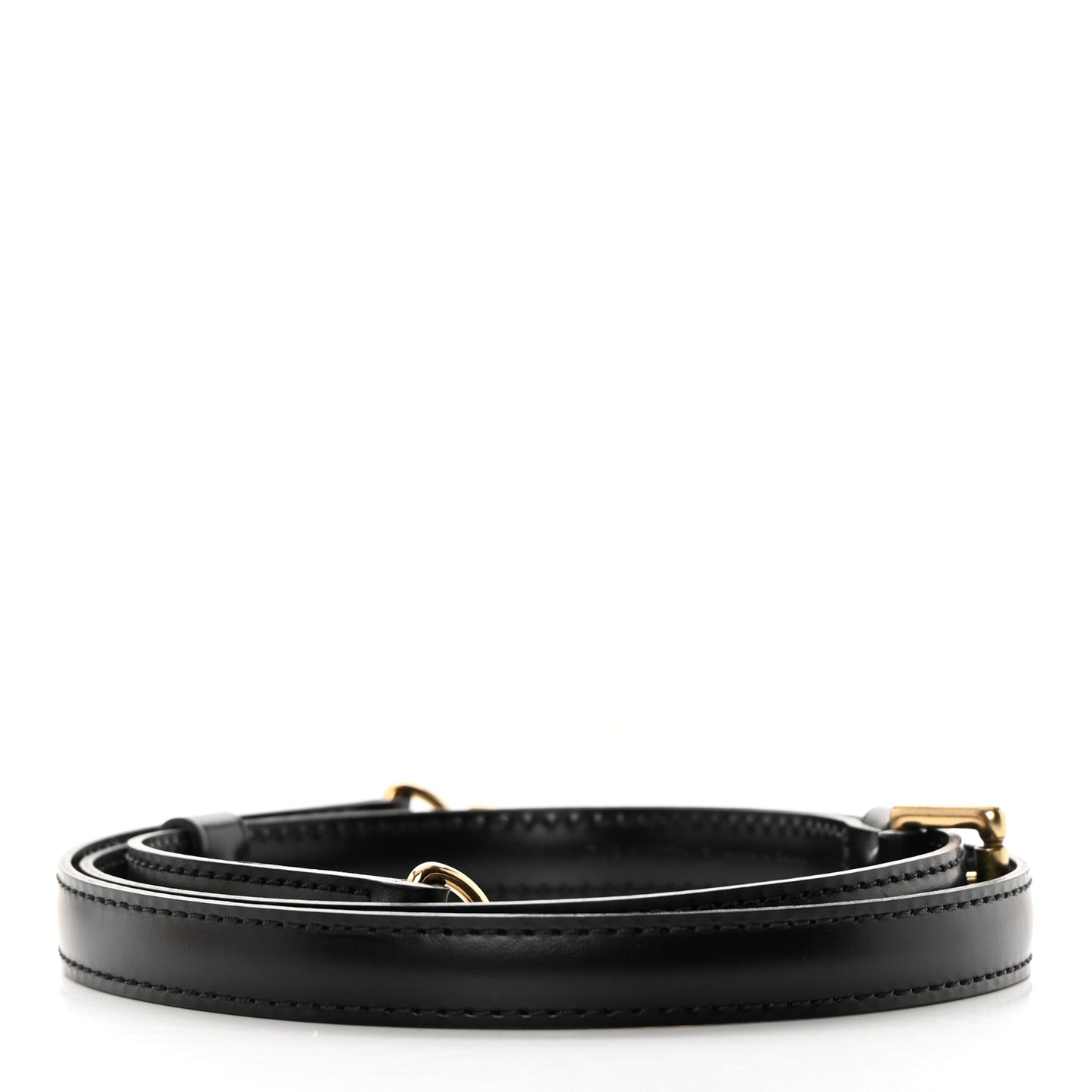 Calfskin 16mm Adjustable Shoulder Strap Black