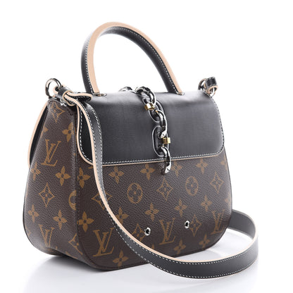 Louis Vuitton Calfskin Monogram Chain It Bag PM Black 4 of 9