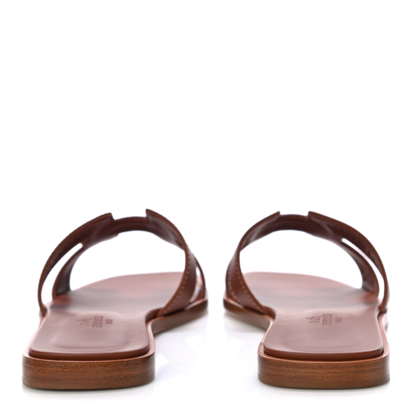 Box Calfskin Oran Sandals 36 Gold