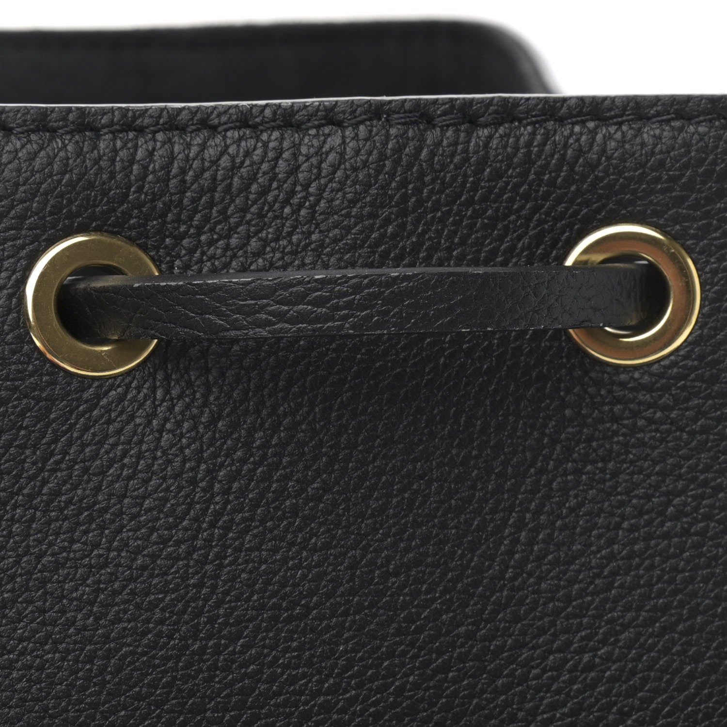 Louis Vuitton Calfskin Lockme Bucket MM Black 10 of 11