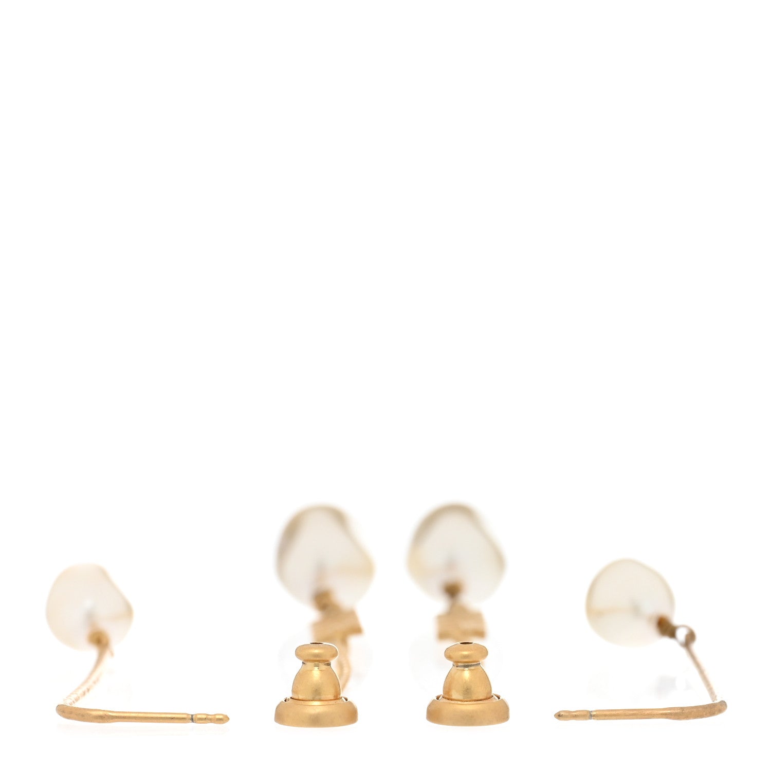 Christian Dior Pearl J'adior Dangle Earrings Gold 3 of 4