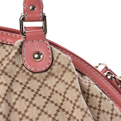 Gucci Diamante Medium Sukey Boston Interlocking G Charm Bag Pink 11 of 18