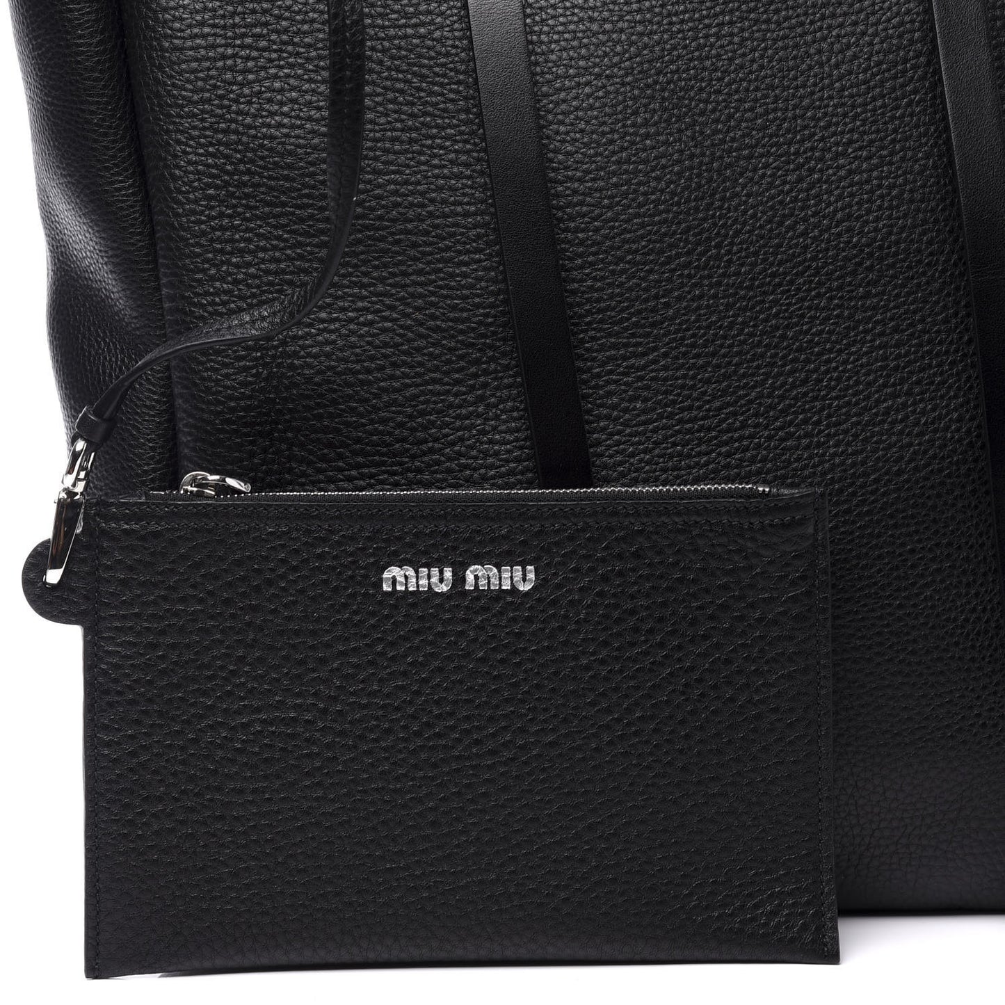 Vitello Daino Tote Black