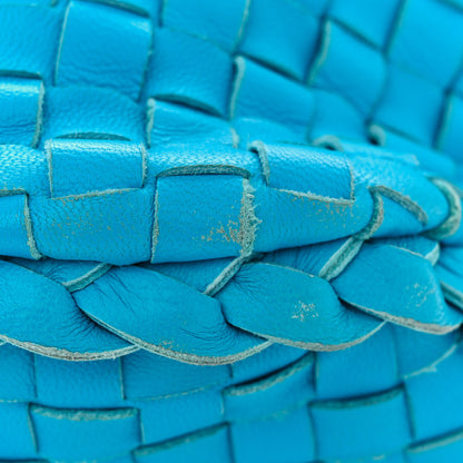 Bottega Veneta Nappa Intrecciato Medium Veneta Hobo Turquoise 11 of 13