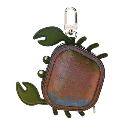 Louis Vuitton Iridescent Canvas Monogram Bijou De Sac LV Crab Bag Charm Multicolor 1 of 5
