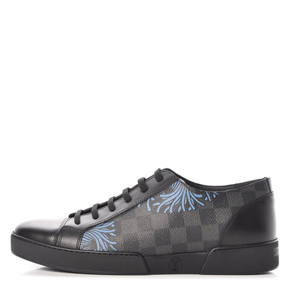 Louis Vuitton Damier Graphite Rope Sneakers 7.5 Blue 1 of 13