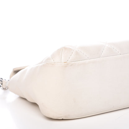 Chanel Lambskin Quilted Single Flap White 13 of 14