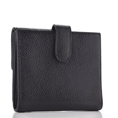 Chanel Caviar Timeless CC Compact Flap Wallet Black 3 of 8