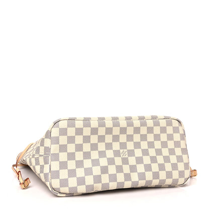 Louis Vuitton Damier Azur Neo Neverfull MM Rose Ballerine 5 of 10