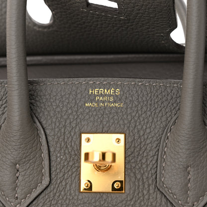 Hermes Togo Birkin 25 Gris Meyer 6 of 11
