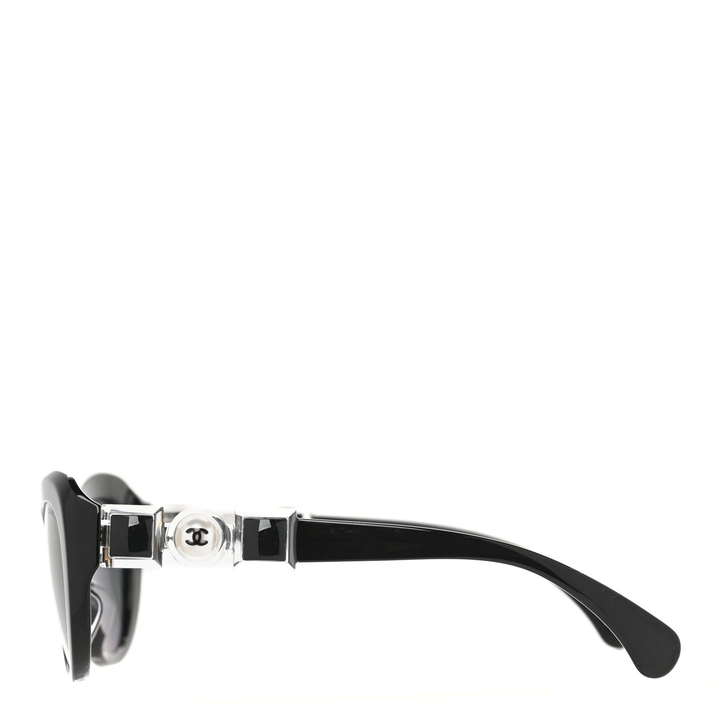 Acetate Pearl Butterfly Sunglasses 5445-H-A Black