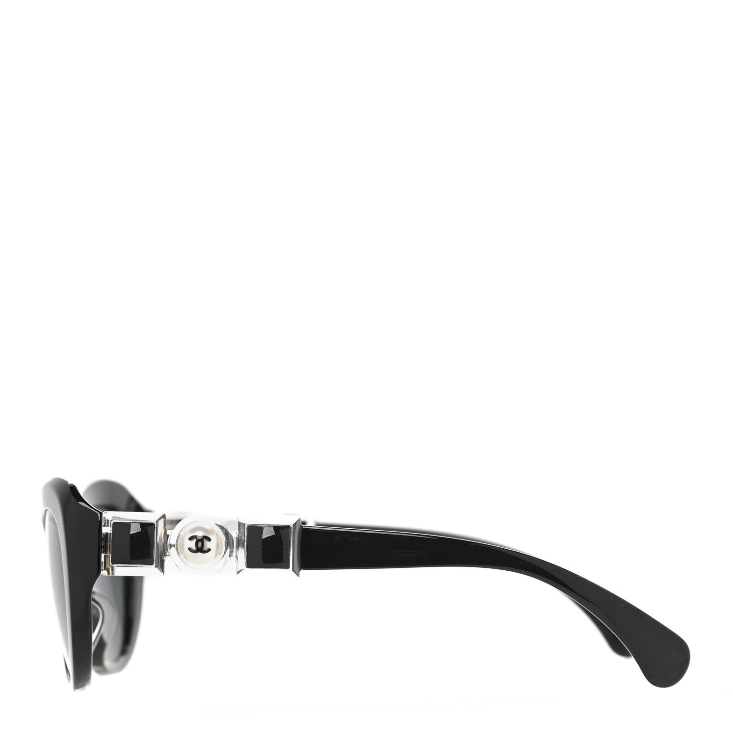 Chanel Acetate Pearl Butterfly Sunglasses 5445-H-A Black 4 of 7
