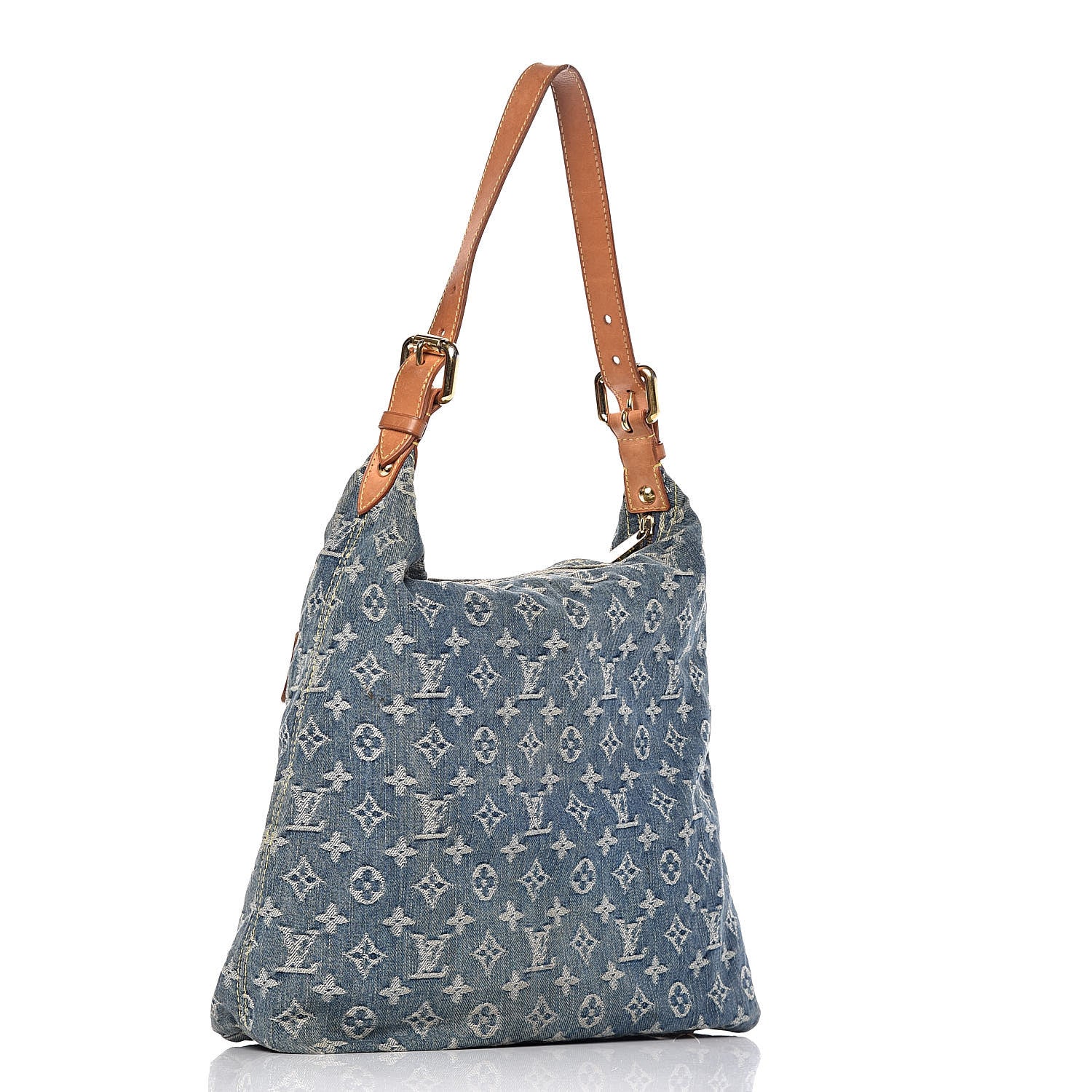 Louis Vuitton Denim Baggy GM Blue 3 of 16