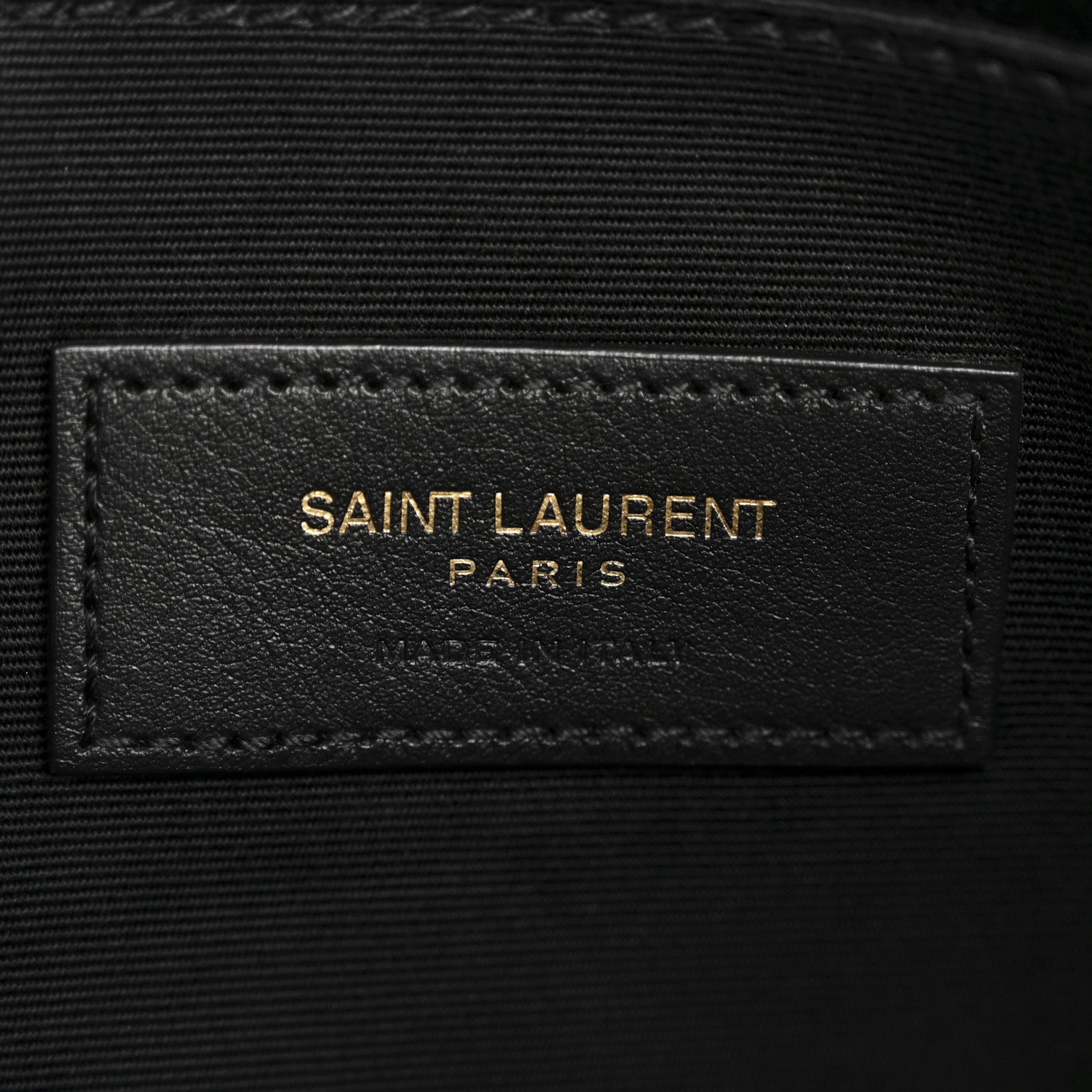 Saint Laurent Grain De Poudre Monogram Belt Bag Black 6 of 11