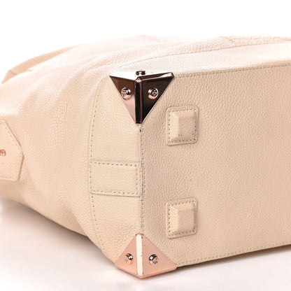 Alexander Wang Pebbled Calfskin Large Emile Eggshell 6 of 12