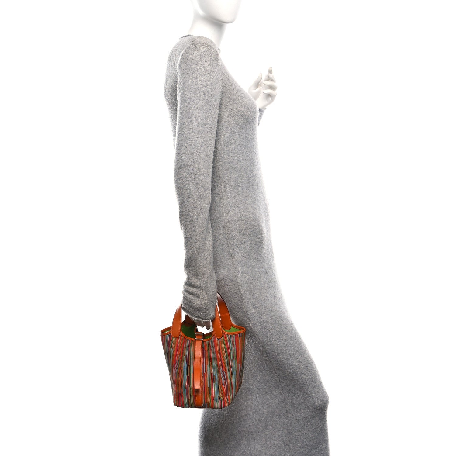 Hermes Box Vibrato Picotin 18 PM Potiron Vert Anis 2 of 11