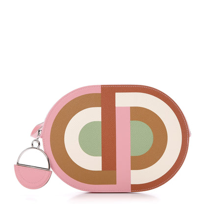 Hermes Epsom In-The-Loop-To-Go Pochette Rose Confetti Terre Battue Sesame Nata Vert Criquet 1 of 7