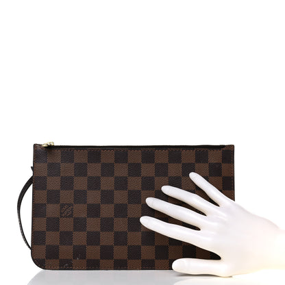 Louis Vuitton Damier Ebene Neverfull MM GM Pochette 2 of 16