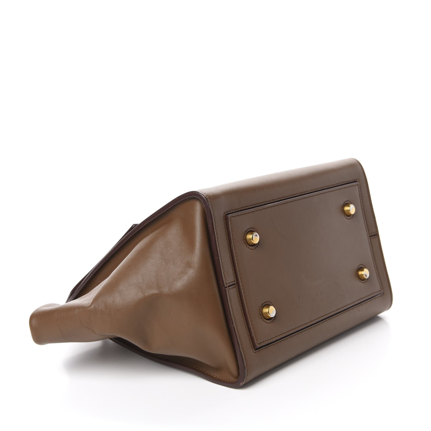 Celine Palmelato Calfskin Mini Tie Knot Tote Camel 4 of 17