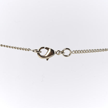 Chanel Resin Pearl CC Shield Drop Necklace Light Gold 4 of 5