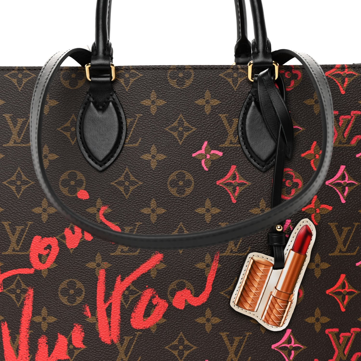 Louis Vuitton Monogram Fall In Love Onthego MM 7 of 9