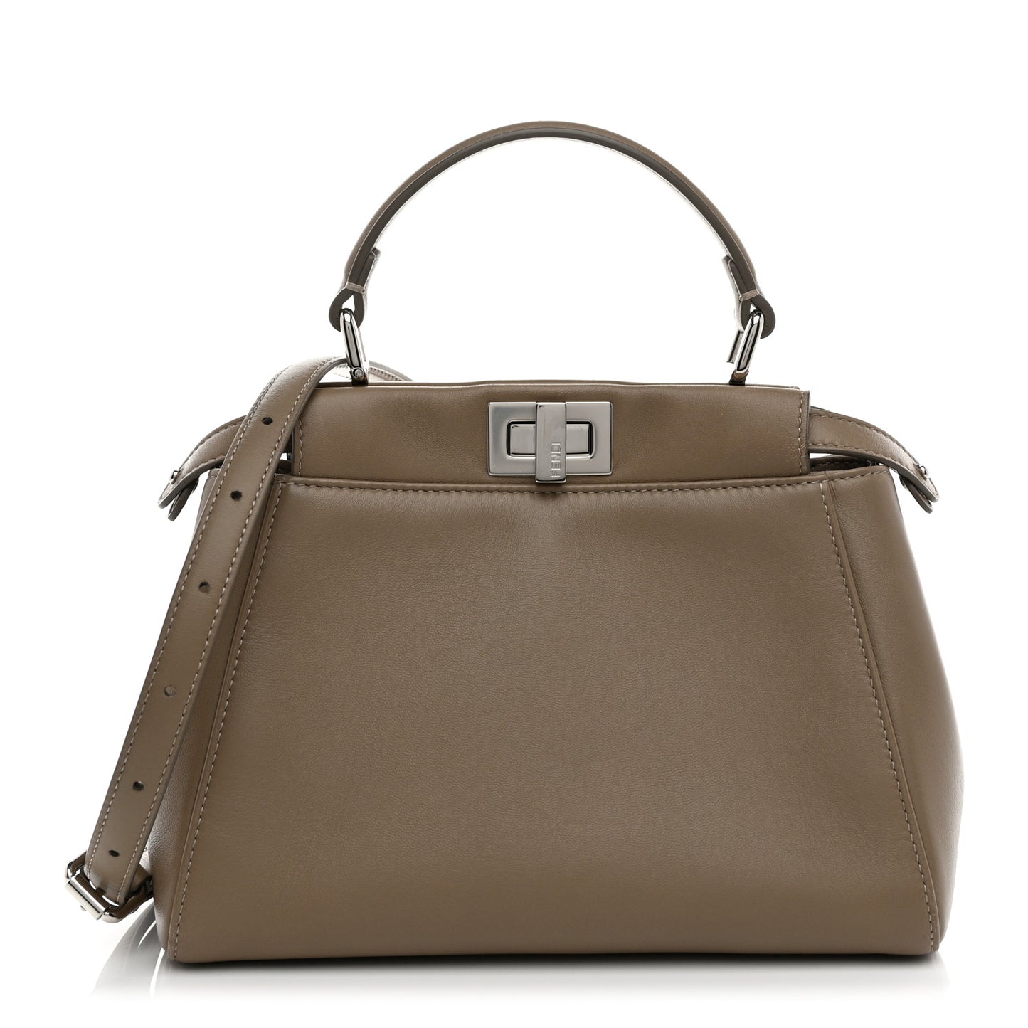 Nappa Mini Peekaboo Iconic Satchel Tortora
