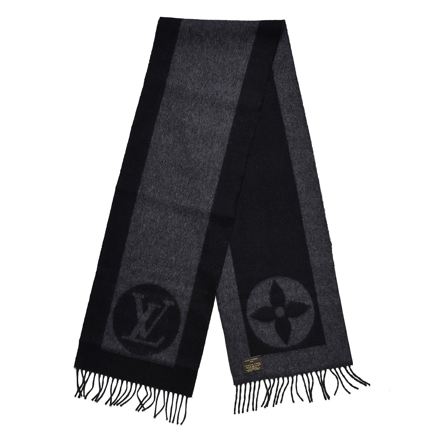 Louis Vuitton Lambswool Angora Cardiff Scarf 3 of 4