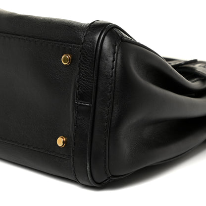 Gucci Calfskin Medium GG Running Tote Black 9 of 20