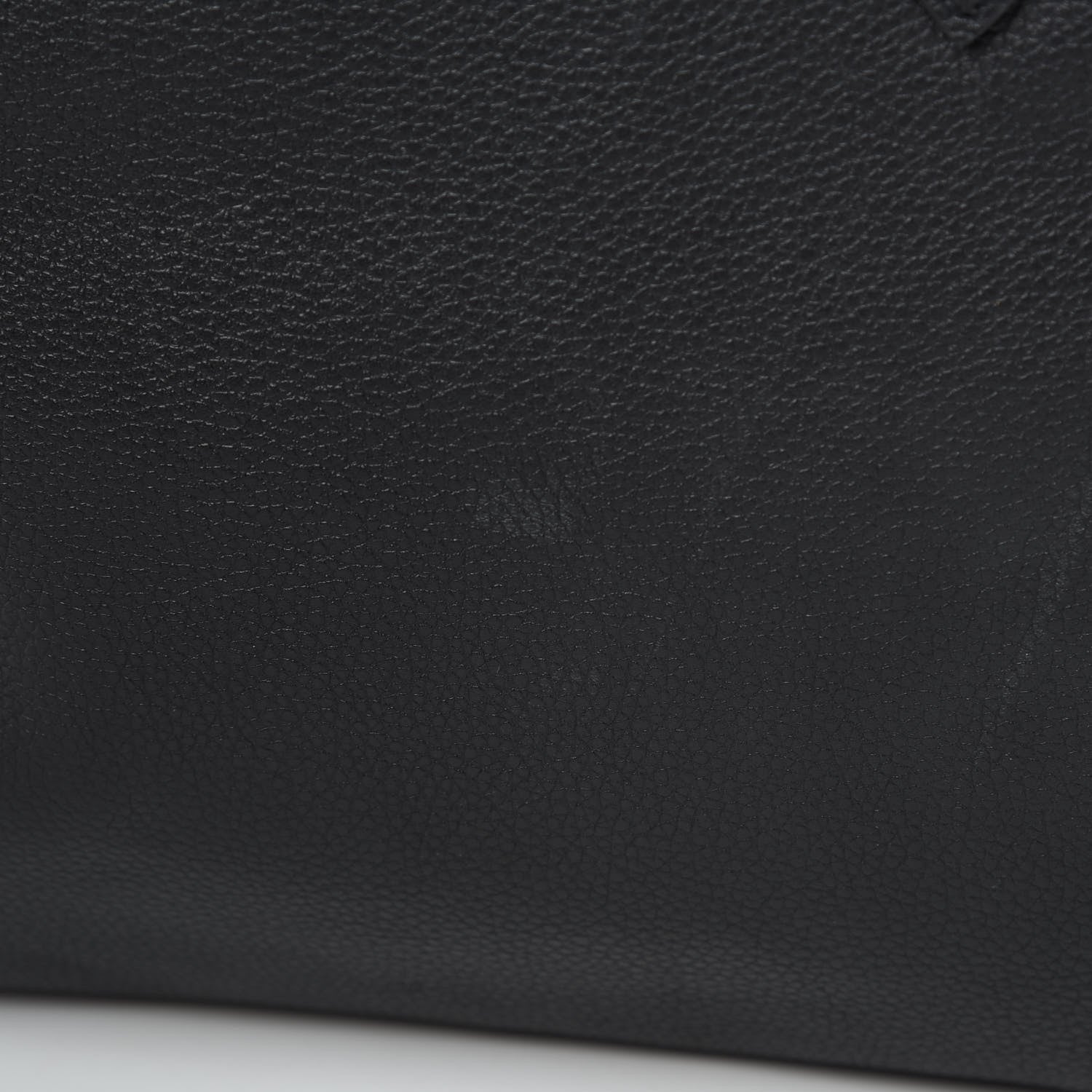 Alexander McQueen Pebbled Calfskin Large Skull Padlock Zip Around Tote Black 14 of 15