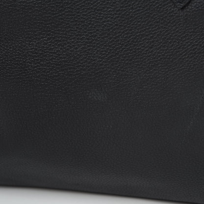 Alexander McQueen Pebbled Calfskin Large Skull Padlock Zip Around Tote Black 14 of 15