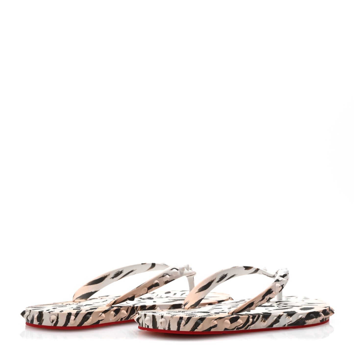Rubber Gigi Printed Spike Super Loubi Donna Flip Flop 37 Vintage Rose