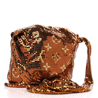 Louis Vuitton Monogram Mesh Metal Frances Gold 3 of 9
