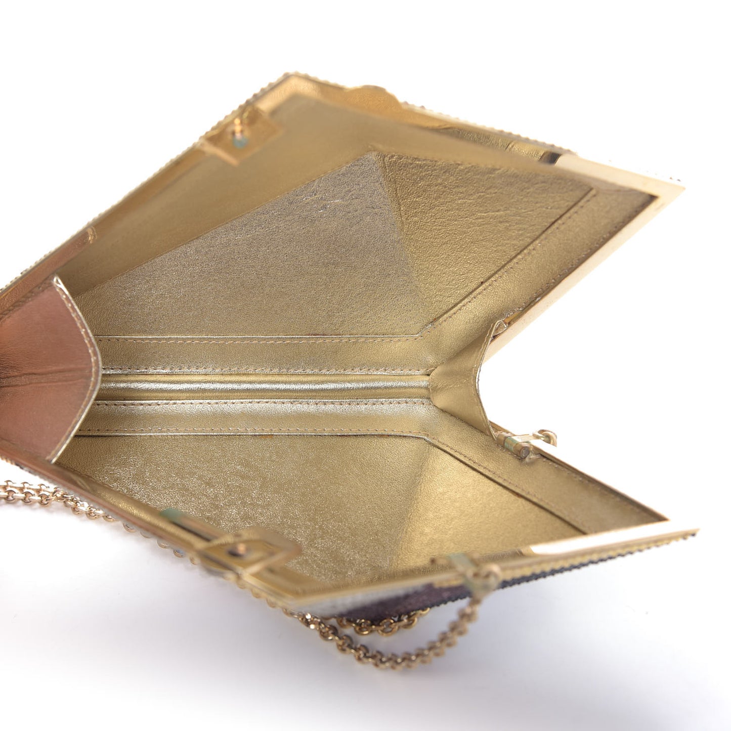 Crystal Kite Minaudiere Clutch Multicolor