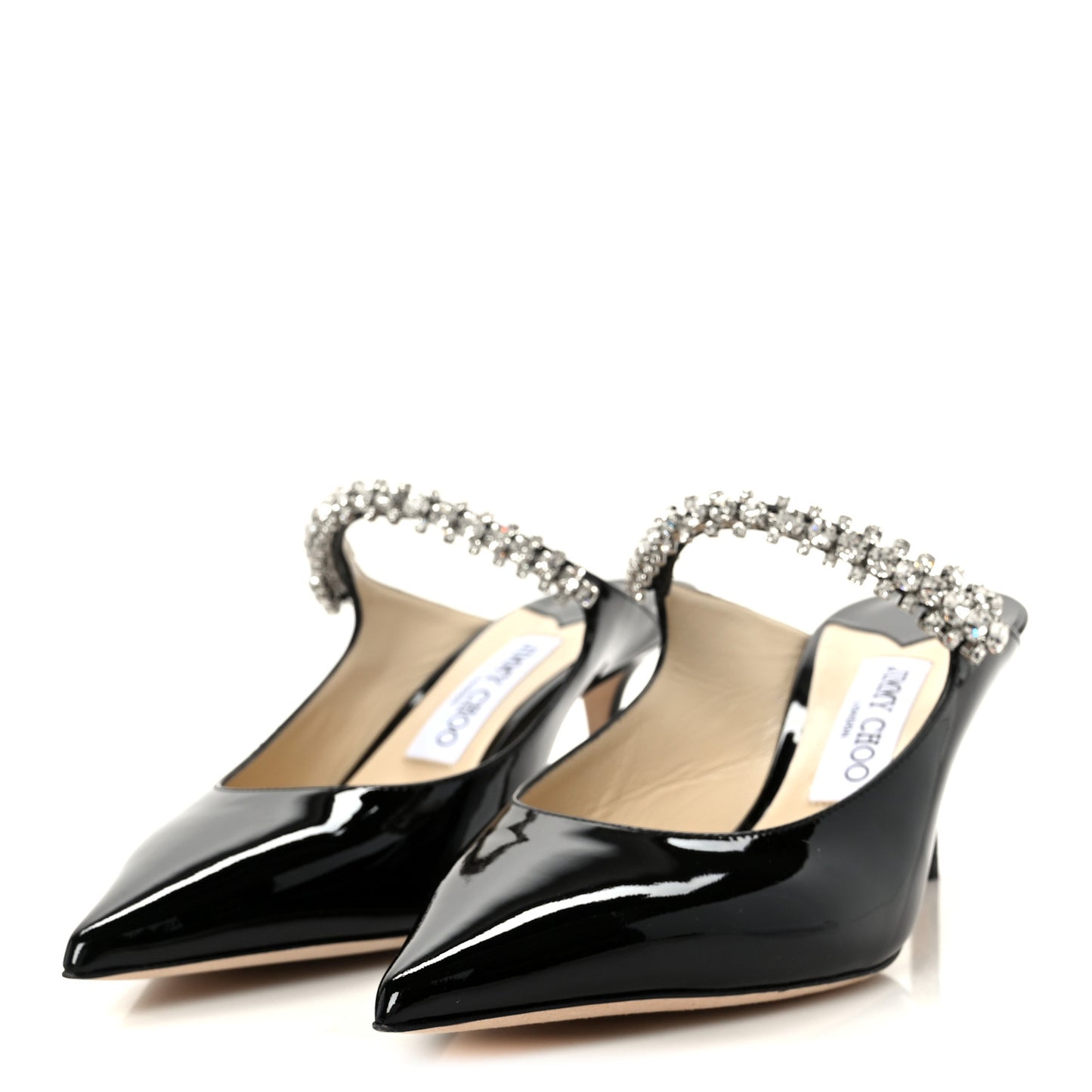 Patent Crystal Bing 65 Pumps 39.5 Black