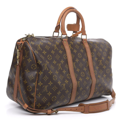 Louis Vuitton Monogram Keepall Bandouliere 45 3 of 18