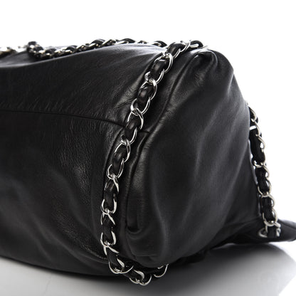 Chanel Lambskin Large Sharpei Shoulder Bag Black 7 of 9