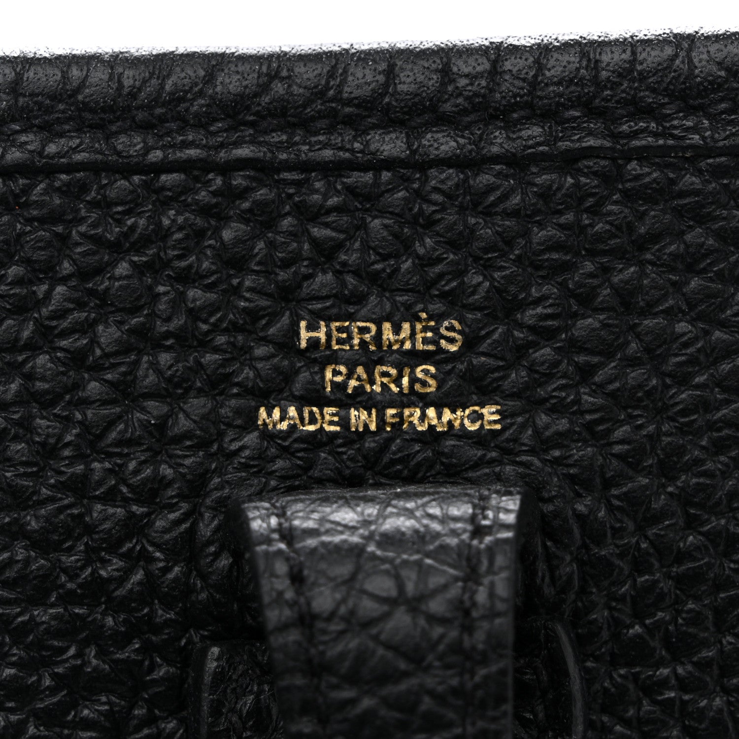 Hermes Taurillon Clemence Evelyne TPM Black 6 of 13