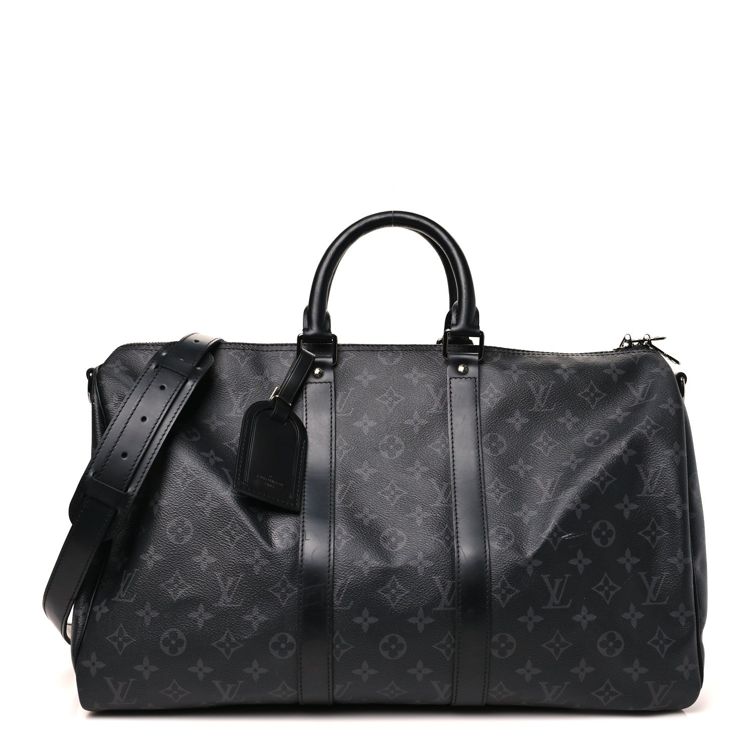 Louis Vuitton Monogram Eclipse Keepall Bandouliere 45 1 of 9