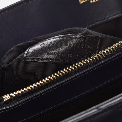 Saint Laurent Calfskin Y Quilted Monogram Medium Loulou Chain Satchel Medium Blue 8 of 9
