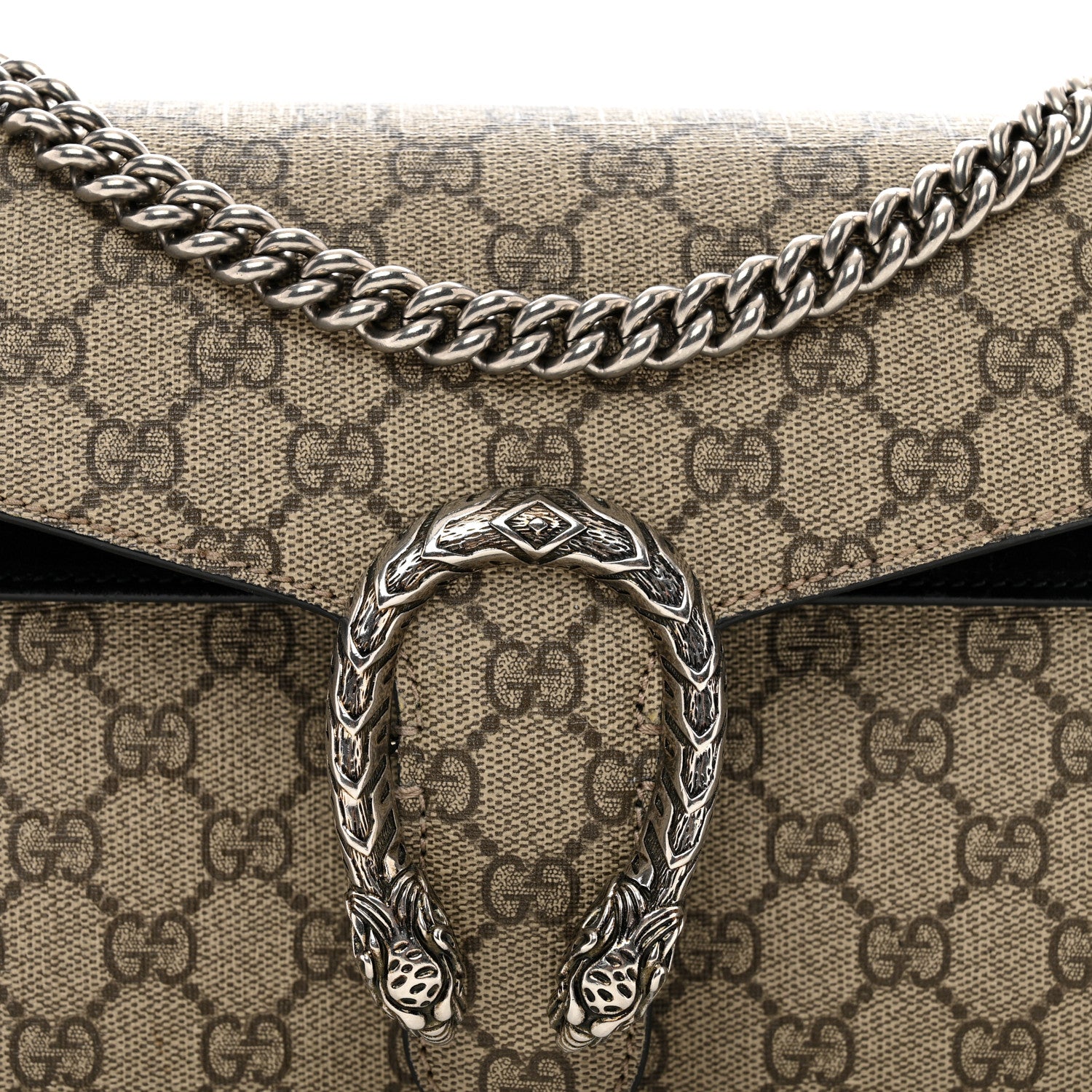 Gucci GG Supreme Monogram Small Dionysus Shoulder Bag Black 5 of 12
