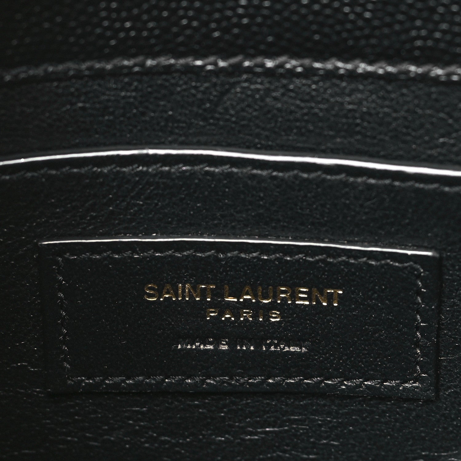 Saint Laurent Grain de Poudre Mini Classic Monogram Cassandra Top Handle Black 6 of 9