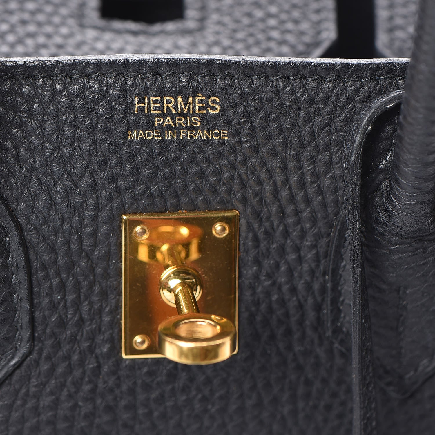 Hermes Togo Birkin 25 Black 27 of 38