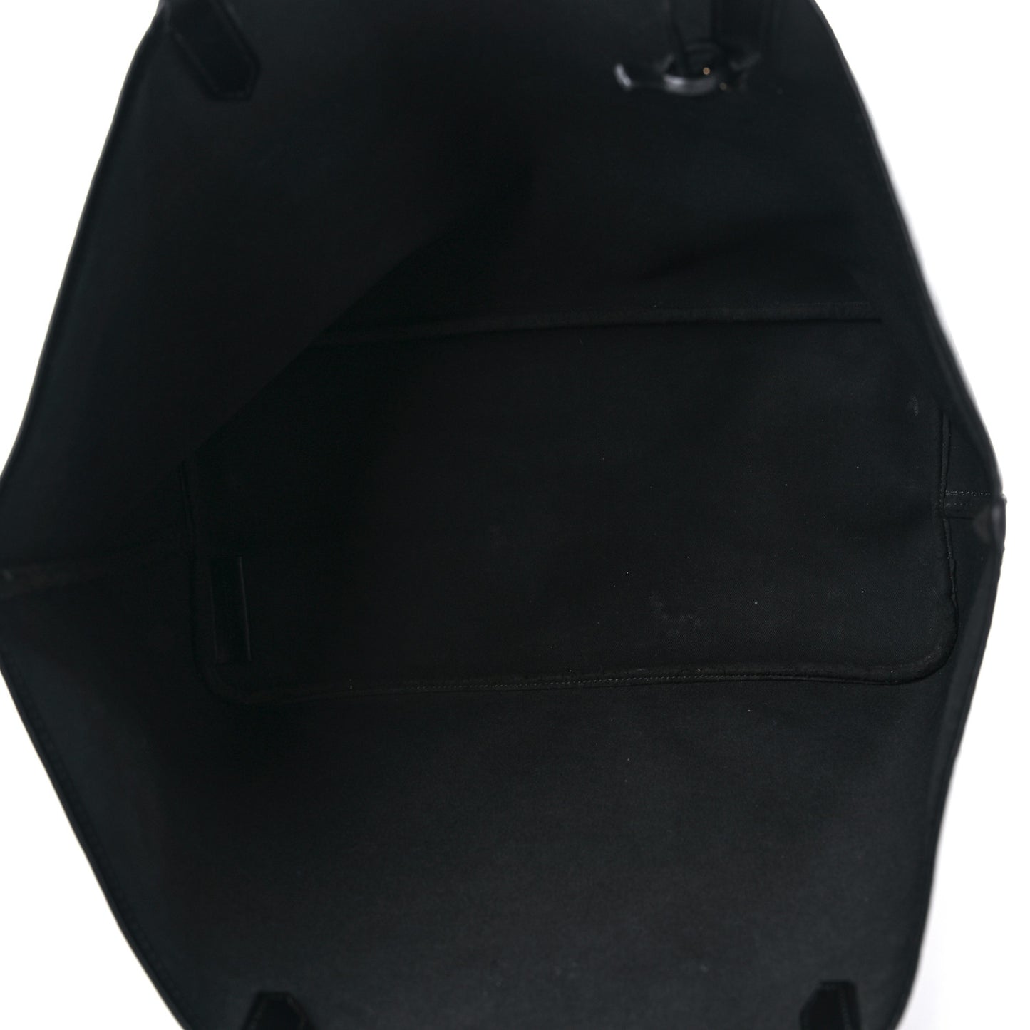 Textured Coated Canvas Rottweiler Print Large Antigona Tote Black